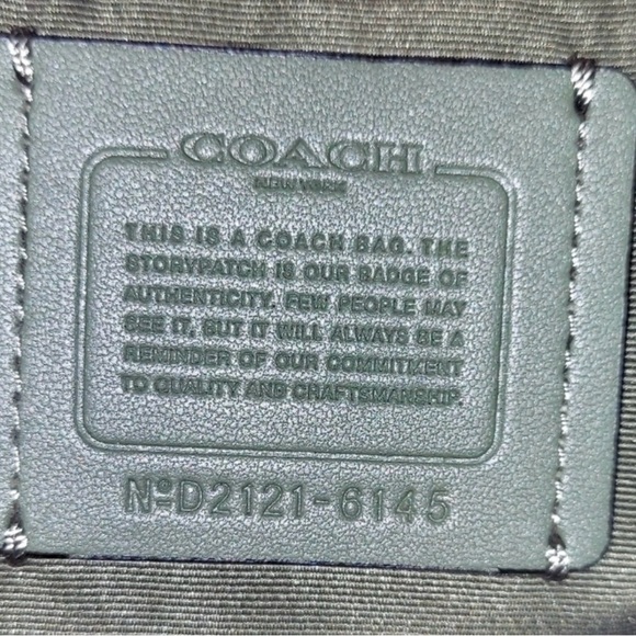 Coach 6145 Pennie Leather backpack NWOT work bag sage color - Picture 8 of 11